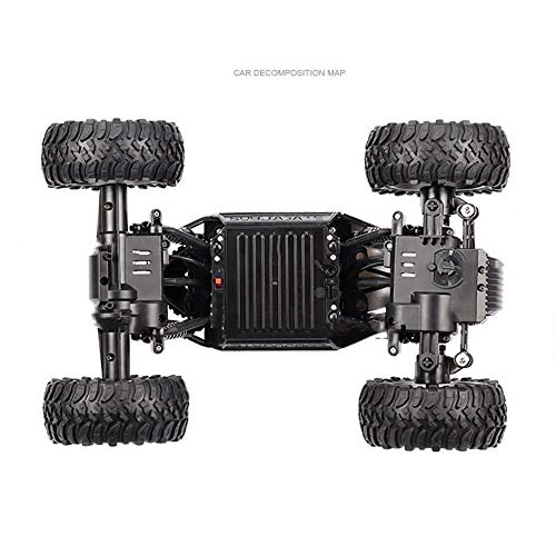 Decoración de escritorio de oro de la aleación de control remoto de camiones 4x4 Profesional muelle del amortiguador pie grande de vehículos de alta velocidad Off Road RC coche de juguete eléctrico re