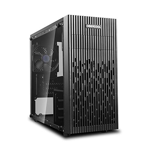 DeepCool Matrexx 30 Caja Micro ATX USB 3.0 PC Desktop 0.5MM SPCC Ventilador de 120 mm Panel Lateral de Cristal Templado (AxPxL 379x406x195 mm)