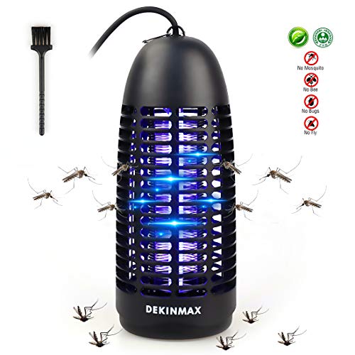 DEKINMAX Mosquitera Electrica UV Lámpara Anti Mosquitos Matainsectos Eléctrico contra Mosquitos Polillas Zancudos Moscas y mas Insectos