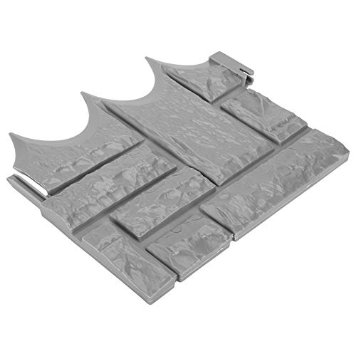 Delaman Cerca de Ladrillo Simulado 6pcs PVC Jardín Cemento Cerca Piedra Molde Flor de Hormigón Patio Césped Molde Fabricante