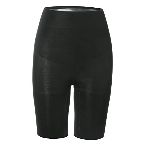 DELIMIRA Faja Reductora Ropa Interior Cintura Alta Pantalones Moldeadores para Mujer Negro 40