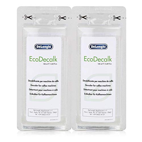 Descalcificador DeLonghi EcoDecalk. 4 paquetes de 2 unidades de 100 ml