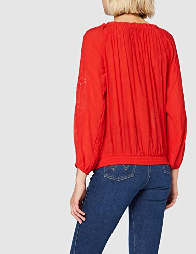 Desigual Blus_Venecia, Rojo (Borgoña 3007), Medium para Mujer