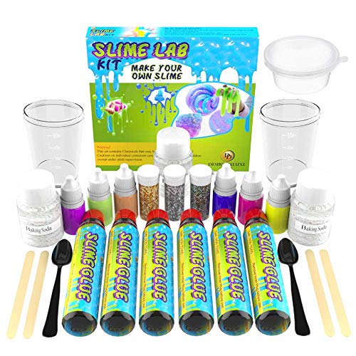 Desire Deluxe Fábrica para Hacer Slime DIY | Kit con Todas Las Cosas para Niños de 4 5 6 7 y 8 años