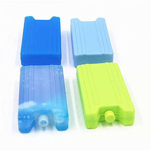 Deyan Bloques de Hielo Reutilizables de congelación Bloques de enfriamiento Ideales para Bloques de Hielo de Picnic para Bolsas frías Loncheras(5-5Pcs)