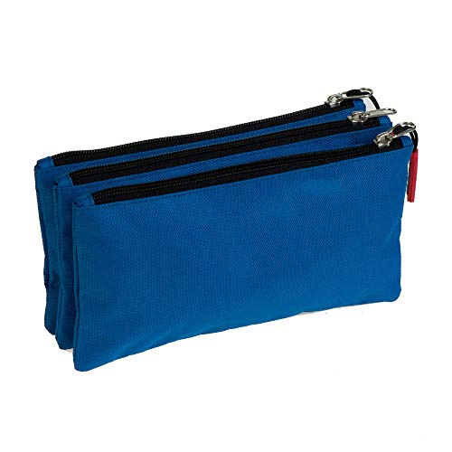 Dis2 - Estuche Escolar Triple Route 66 Azul