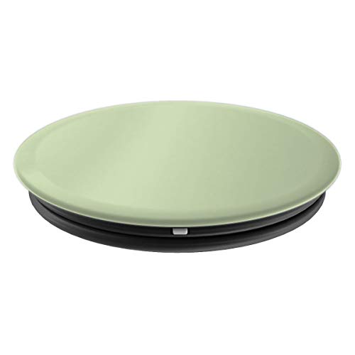 Diseño de Color Sólido Verde Pastel Menta PopSockets Agarre y Soporte para Teléfonos y Tabletas