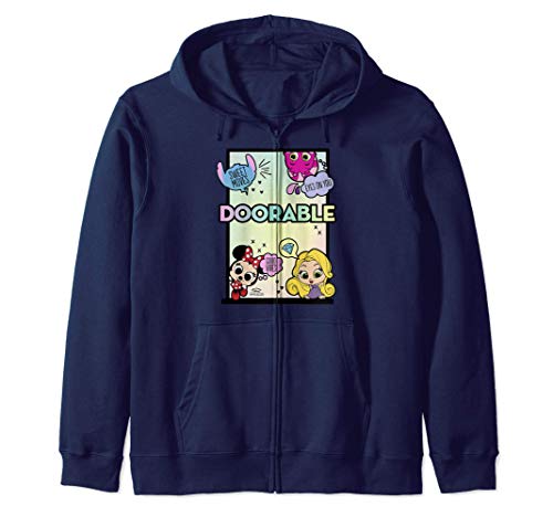 Disney Pixar Doorables Speech Bubble Portrait Group Shot Sudadera con Capucha