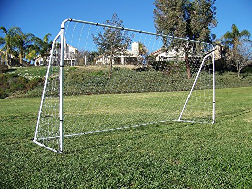 Display4top Portería de fútbol de 3,65 m x 1,82 m, con Red y amarres, de