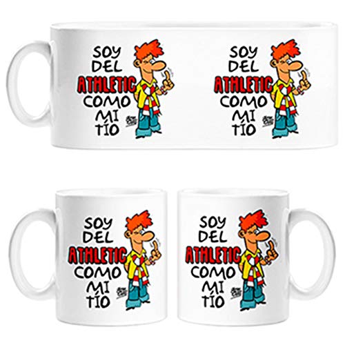 Diver Tazas Taza Soy del Athletic de Bilbao como mi tío Jorge Crespo Cano - Cerámica