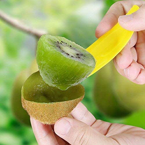 DIVISTAR-6Pcs/Set Cortador Herramienta Fruit Gadget para Cocina Utensil Kiwipeeler Cutter Cuchara