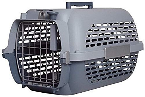 Dogit Transportín para Perros, Talla Pequeño, Color Gris, 48 x 32 x 28 cm