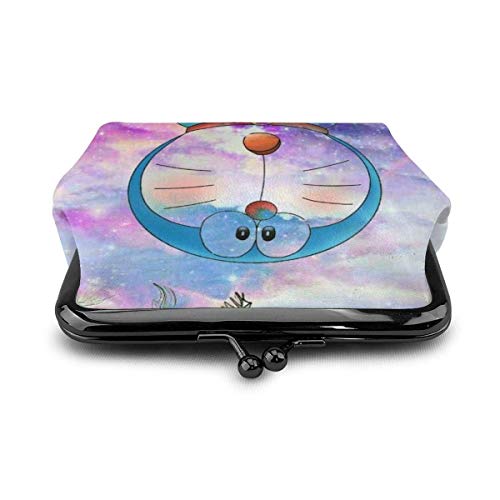 Doraemon Dream - Monedero de piel sintética para monedas, monedero para mujeres, adolescentes, tarjetas de crédito, con cierre exquisito