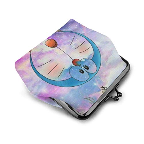 Doraemon Dream - Monedero de piel sintética para monedas, monedero para mujeres, adolescentes, tarjetas de crédito, con cierre exquisito