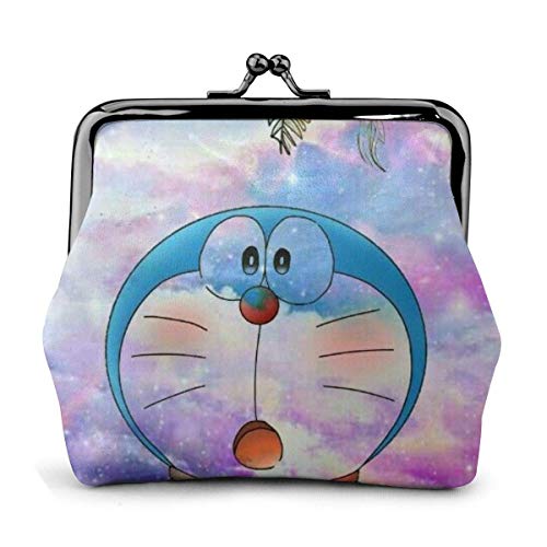 Doraemon Dream - Monedero de piel sintética para monedas, monedero para mujeres, adolescentes, tarjetas de crédito, con cierre exquisito