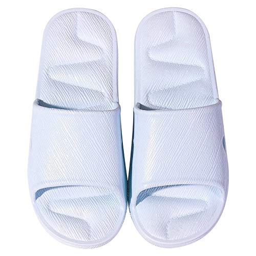 DressLksnf Zapatillas de Mujer Pantuflas de Estar por Casa de Hombre & Mujer & Pareja Verano de Sandalia Tipo Chancla Ligeros Tira Ancha Zapatillas Casa