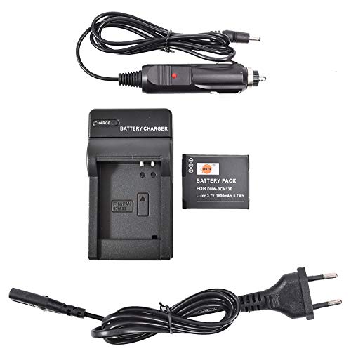 DSTE Repuesto Batería y DC145E Viaje Cargador kit para Panasonic DMW-BCM13E DMW-BCM13PP Lumix TF5/DMC-TS5/DMC-TZ40/DMC-TZ41/DMC-ZS27 DMC-ZS30 DMC-ZS35 DMC-FH27 ZS45 ZS50 Cámara