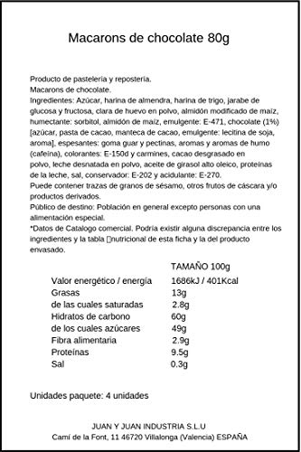 Dulcesol Macaron Cacao 4 Unidades 80 g