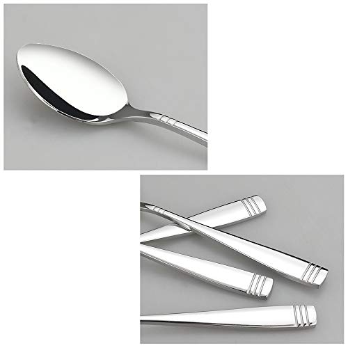 Dynko 12 Piezas Cucharas de té, Acero Inoxidable, 15 cm