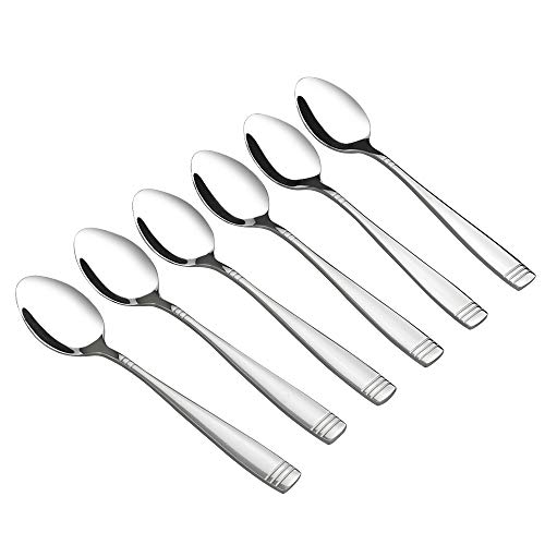 Dynko 12 Piezas Cucharas de té, Acero Inoxidable, 15 cm