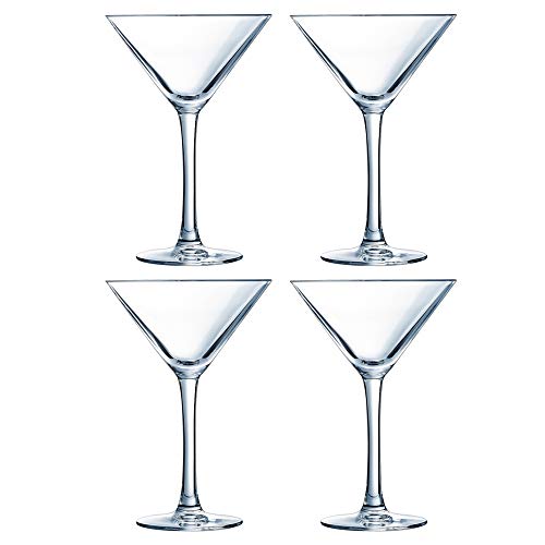 Eclat Cristal D'Arques 210ml Señoras Noche Cristal Martini Cóctel Prosecco Vasos Fiesta Beber Barware (4)