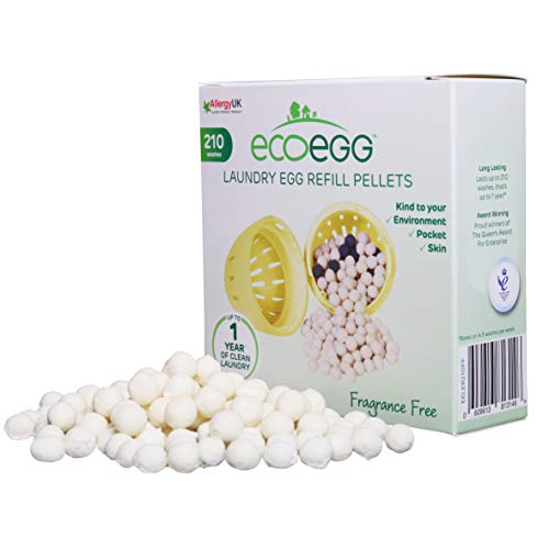 Ecoegg EELER210FF - Pellets para recarga de lavadero, color amarillo, 210 lavados