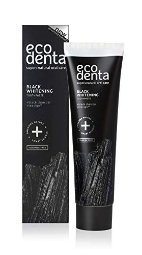 Ecológico pasta dental blanqueadora ECODENTA (97% natural) con negro carbón y Teavigo