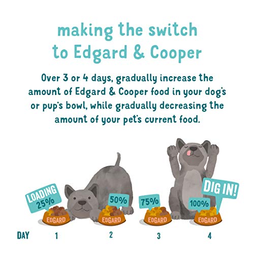 Edgard & Cooper pienso para Perros Adultos sin Cereales, Natural con Salmón Fresco, 2.5kg. Comida Premium balanceada sin harinas de Carne ni Carnes sobreprocesadas, cocinada a Baja Temperatura