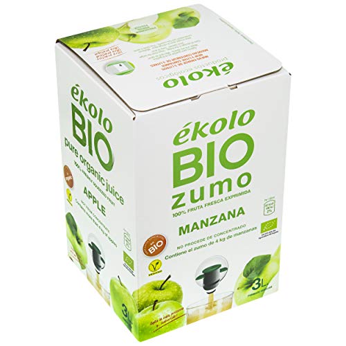 Ekolo Bag in Box Zumo De Manzana Bio, 1 Caja, 3 L