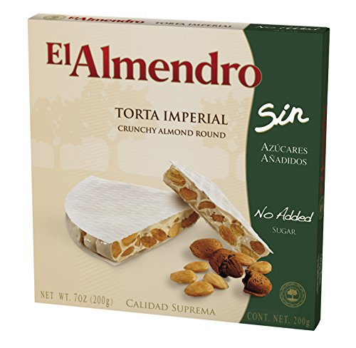 El Almendro Turrón Imperial de Almendra, sin Azúcares Añadidos - 200 gr