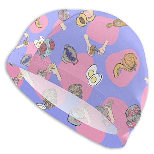 El Gorro de baño Ensalada de Verduras Los Gorros de natación para Hombres y Mujeres también Son adecuados para niños y niñas.