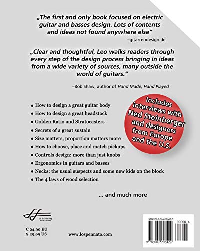 Electric Guitar and Bass Design: The guitar or bass of your dreams, from the first draft to the complete plan