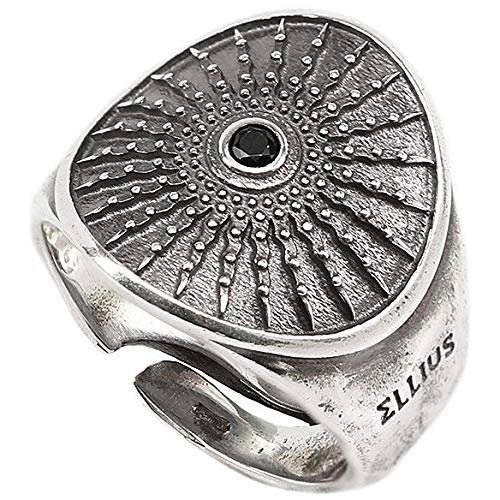 Ellius - Anillo para Hombre Minerva tamaño 20 Trendy cód. R164/20/RV/PN