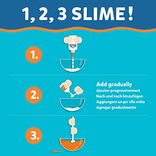 Elmer's pegamento con purpurina azul, lavable y apto para niños de 177 ml; adecuado para hacer slime