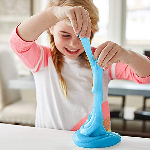 Elmer's pegamento con purpurina azul, lavable y apto para niños de 177 ml; adecuado para hacer slime