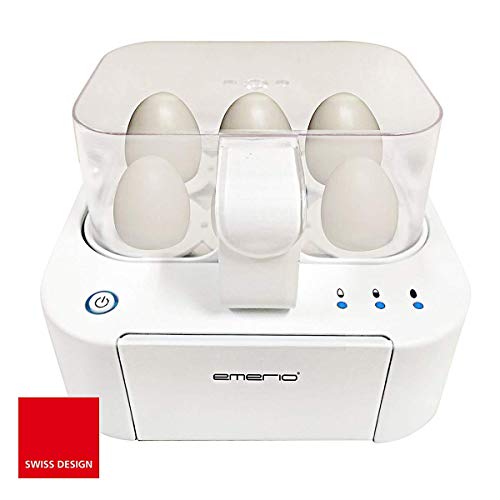 Emerio EB-115560.2 Cuece huevos, 400 W, Polímero, Blanco