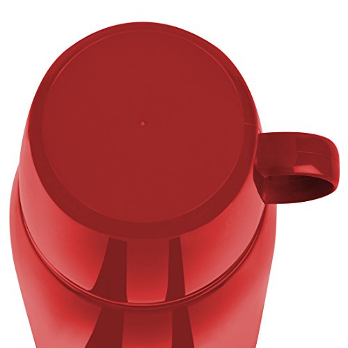 Emsa 201931 Termo con Taza, Rojo, 0,5 l