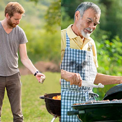 Encendedor barbacoa de madera y cera encendedor barbacoas 100% natural iniciadores de fuego para fogatas, horno de pizza, estufas no olores ni sabores 32 unidades (Encendedores, 2 caja 32 unidades)