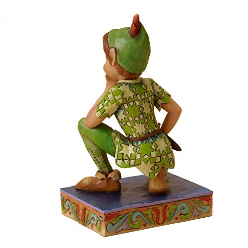 Enesco Disney Tradition Figurilla de Peter Pan, Resina, 6.4 x 4.4 x 10.2 cm