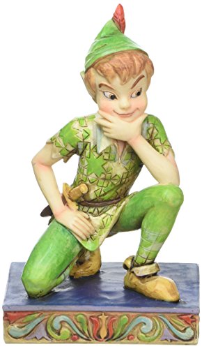 Enesco Disney Tradition Figurilla de Peter Pan, Resina, 6.4 x 4.4 x 10.2 cm