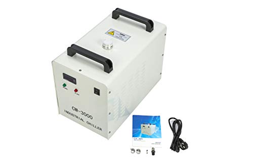 Enfriador de agua industrial CW-3000AG fresco para la máquina del grabador del tubo del laser del CO2 50W 60W 80W