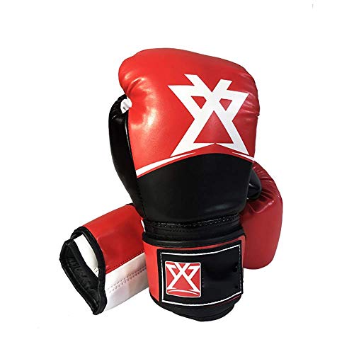 Entrenamiento de boxeo Guantes de boxeo Adultos Niños guantes guantes de cuero for el combate lucha contra la velocidad de la bola Focus Pads de perforación de los guantes de boxeo Muay Thai Boxing MM