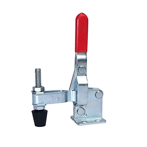 EODUDO-S Herramienta de Soldadura Brazo T Forma Herramientas Toggle Clamp Red Bar Asidero Verticales Toggle Clamp Herramientas for Trabajar la Madera portátil Kit del Sistema Útil, Amplia aplicación