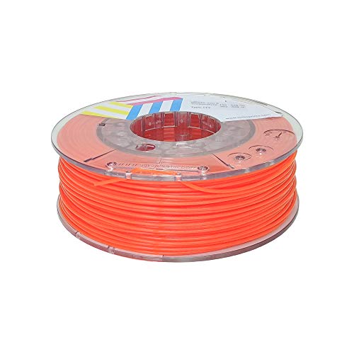 Eolas Prints | Filamento impresión 3D 100% PLA+ | Impresora 3D | Fabricado en España, Apto para usar con alimentos y crear juguetes | 1,75mm | 1Kg | Naranja