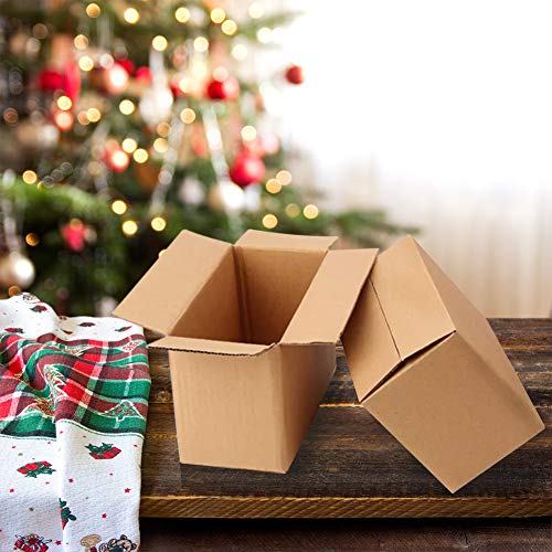 Eono by Amazon Cajas de cartón para mudanzas, almacenaje o envíos 20,3 x 15,3 x 10,2 cm, paquete de 25