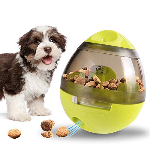 EooCoo Alimentador de Comida para Perros, Pet Slow Eating Bowl, Divertido Juguete de forrajeo para Perros, Verde