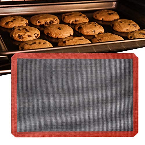 Estera para hornear de silicona, Estera antiadherente Resistente al calor Respirable Rollo Bakeware Pad para horno de microondas Lavavajillas Congelador(57 * 37 cm / 22.4 * 14.6in)