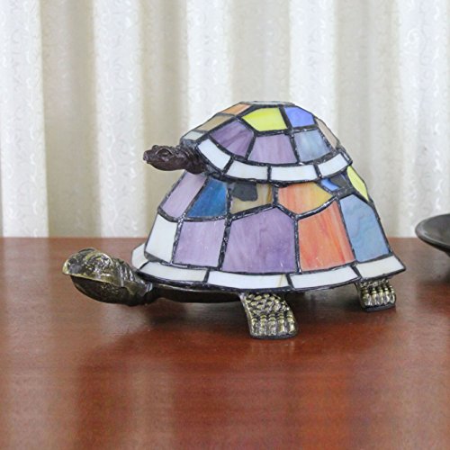 europeo creativo colorido madre y niño tortuga tortuga Luz de la noche de la lámpara de los niños de la lámpara de tabla de Cuckold