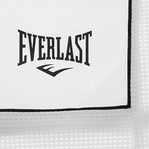 Everlast - Pantalones cortos de baloncesto para hombre, sueltos, ropa deportiva, Todo el año, Relajado., Hombre, color negro/blanco, tamaño XL