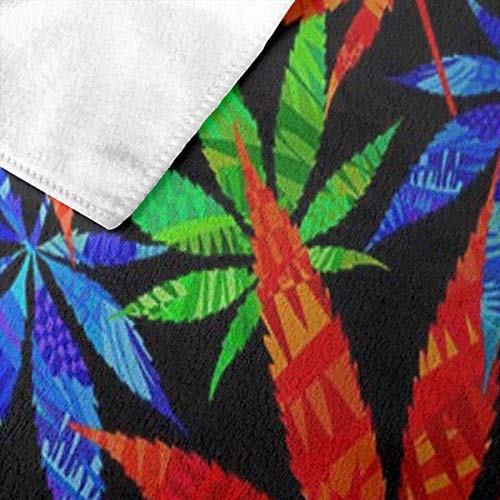 Ewtretr Toalla de Playa Bath Towels Weeds Microfiber Bath Towel Soft High Absorption Quick Drying Bathroom Travel Sports and More130cmx80cm